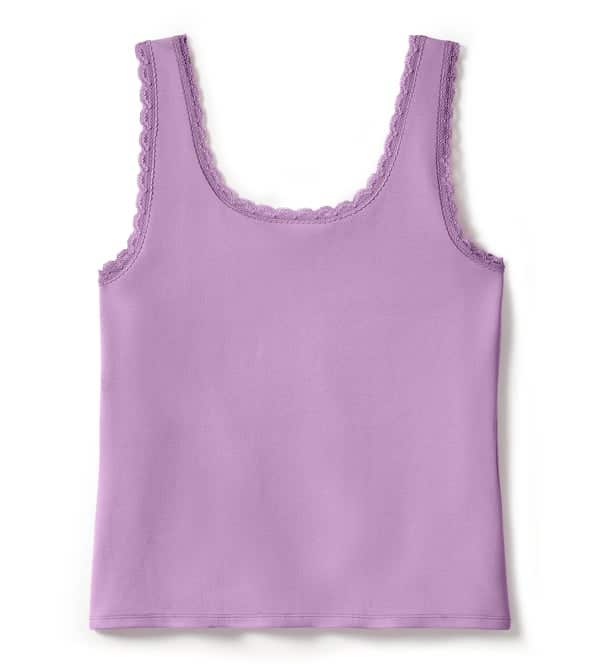 HARLEY-DAVIDSON WOMENS ESSENTIAL BLING LACE TRIM TANK