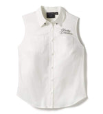 HARLEY-DAVIDSON WOMENS ESSENTIAL BLING BUTTON FRONT TANK