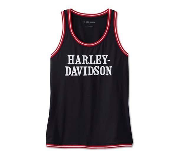 HARLEY-DAVIDSON WOMENS BOILING POINT MESH TANK
