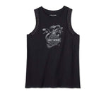 HARLEY-DAVIDSON WOMENS KING COBRA EMBELLISHED MUSCLE TANK