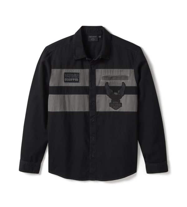HARLEY-DAVIDSON MENS IRON BOND II LONG SLEEVE SHIRT