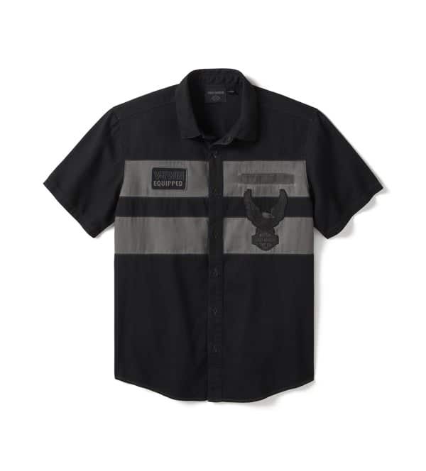 HARLEY-DAVIDSON MENS IRON BOND II SHORT SLEEVE SHIRT