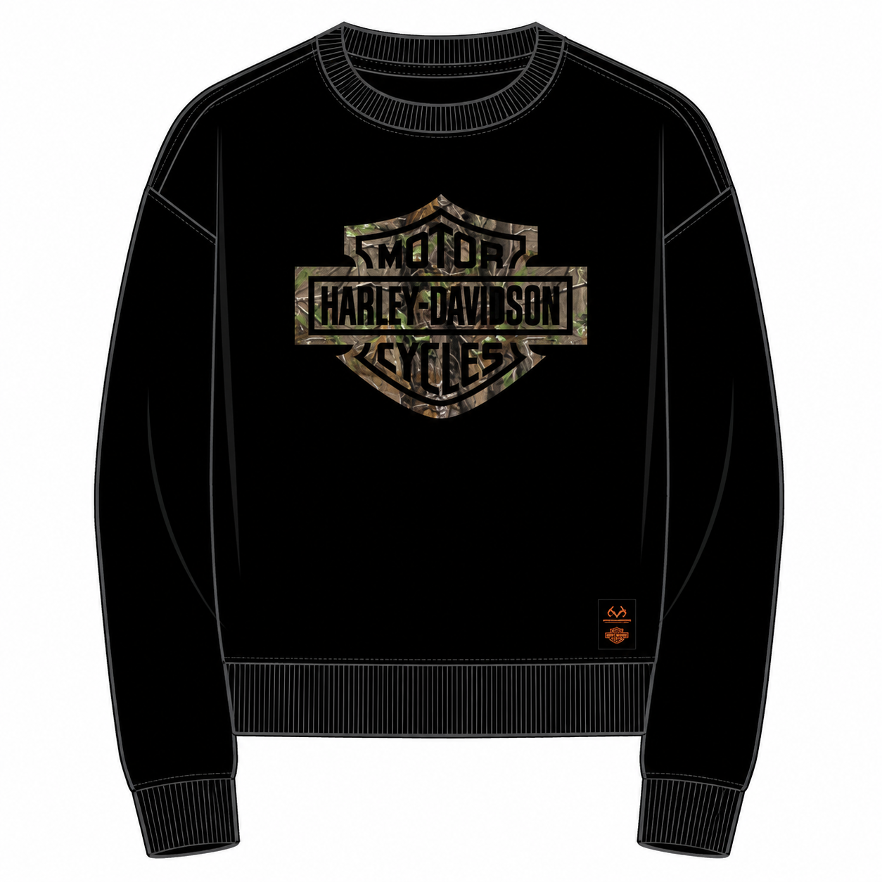 Realtree® X Harley-Davidson® Womens  Graphic Crew