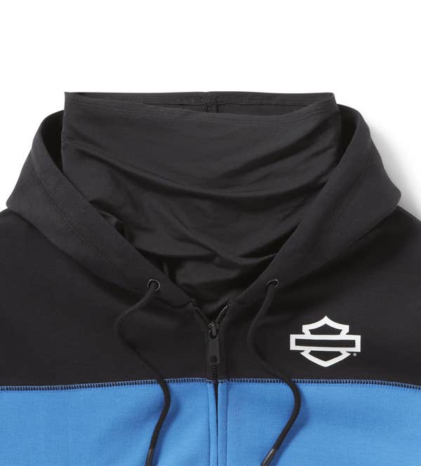 HARLEY-DAVIDSON MENS H-D TECH GAITER FULL ZIP