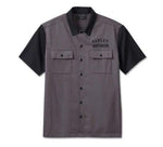 HARLEY-DAVIDSON MENS STAPLE COLORBLOCK SHIRT