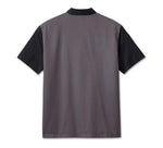 HARLEY-DAVIDSON MENS STAPLE COLORBLOCK SHIRT