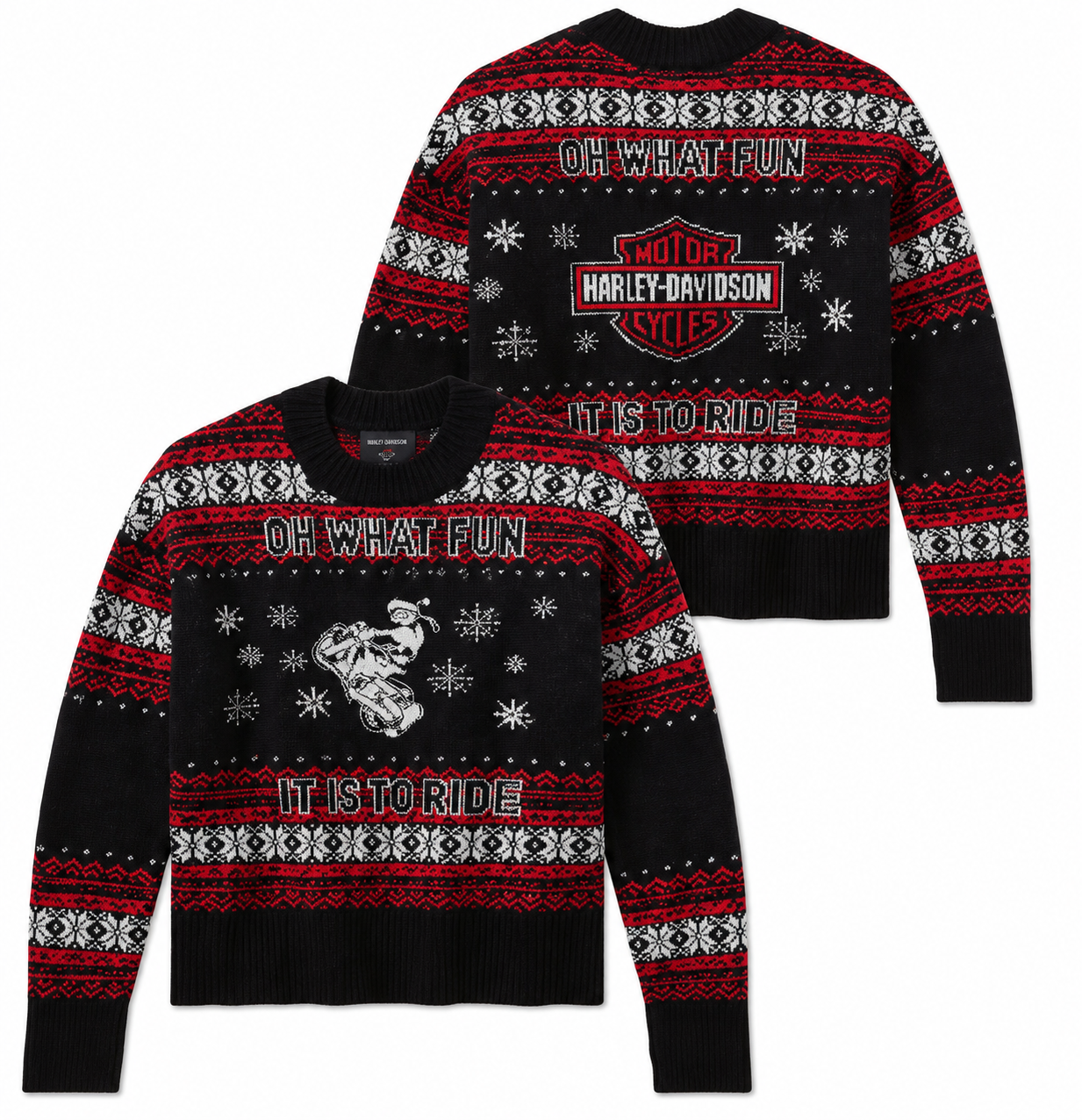 Harley-Davidson® Women’s Oh What Fun It Is To Ride Christmas Sweater