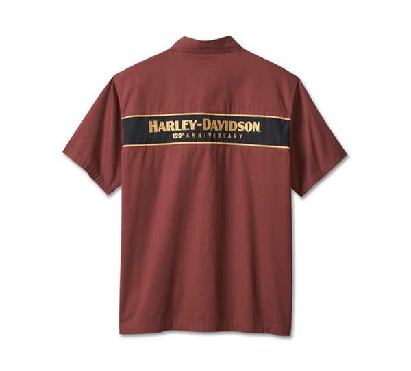 HARLEY-DAVIDSON MENS 120TH ANNIVERSARY MECHANIC SHIRT