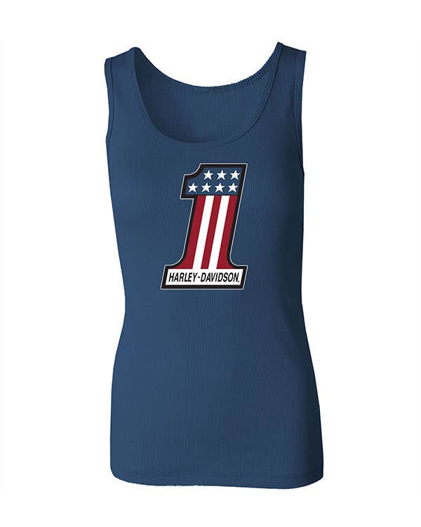 HARLEY-DAVIDSON WOMENS ULTRA CLASSIC #1 RIB TANK