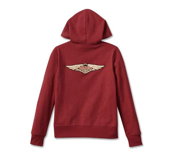 HARLEY-DAVIDSON WOMENS 120TH ANNIVERSARY SPECIAL ZIP FRONT HOODIE