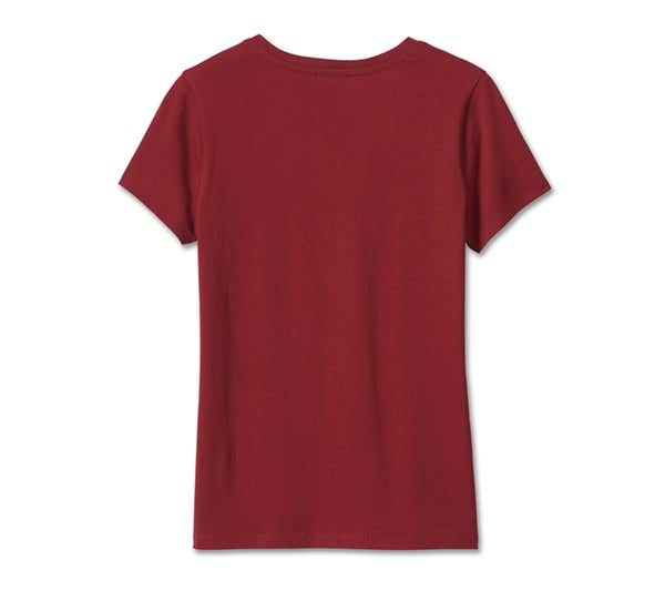 HARLEY-DAVIDSON WOMENS 120TH ANNIVERSARY UNITED V-NECK TEE