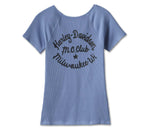 HARLEY-DAVIDSON WOMENS CREED CLUB RIB-KNIT TOP