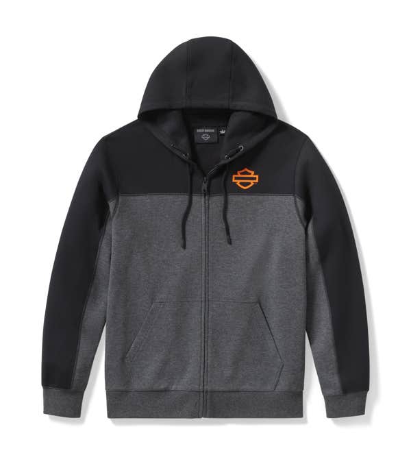 HARLEY-DAVIDSON MENS H-D TECH GAITER FULL ZIP