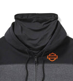 HARLEY-DAVIDSON MENS H-D TECH GAITER FULL ZIP