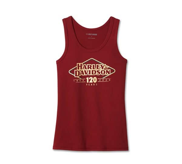 HARLEY-DAVIDSON WOMENS 120TH ANNIVERSARY ULTRA CLASSIC TANK