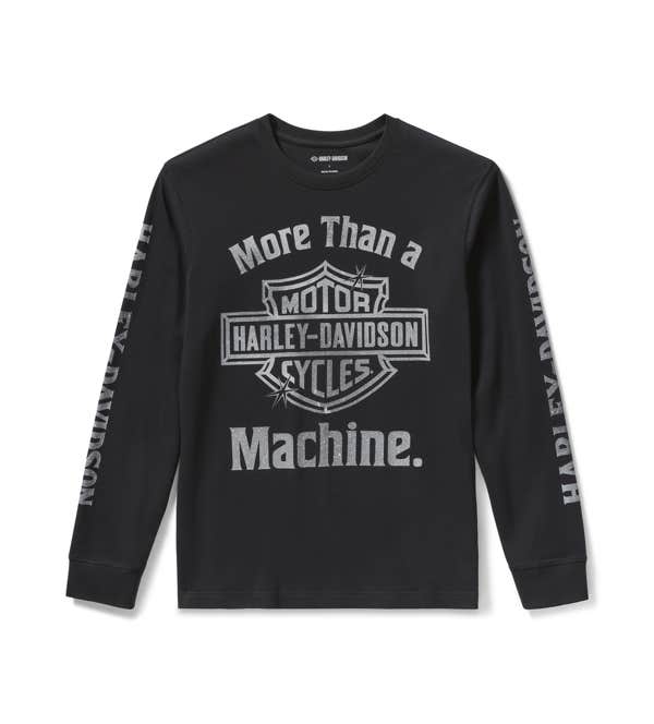 HARLEY-DAVIDSON MENS MORE THAN A MACHINE LONG SLEEVE TEE