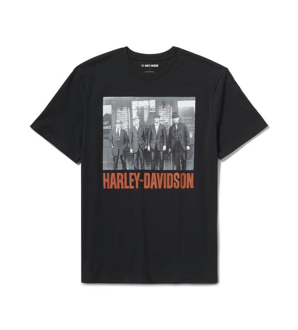 HARLEY-DAVIDSON MENS FOUNDERS ARCHIVAL PHOTO TEE