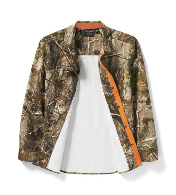 HARLEY-DAVIDSON MENS H-D REALTREE APG LONG SLEEVE SHIRT