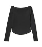 HARLEY-DAVIDSON WOMENS ESSENTIAL OFF THE SHOULDER TOP