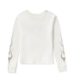 HARLEY-DAVIDSON WOMENS VINTAGE FLAMES KNIT TOP