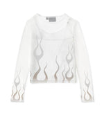 HARLEY-DAVIDSON WOMENS FLAMES FOR DAYS MESH TOP