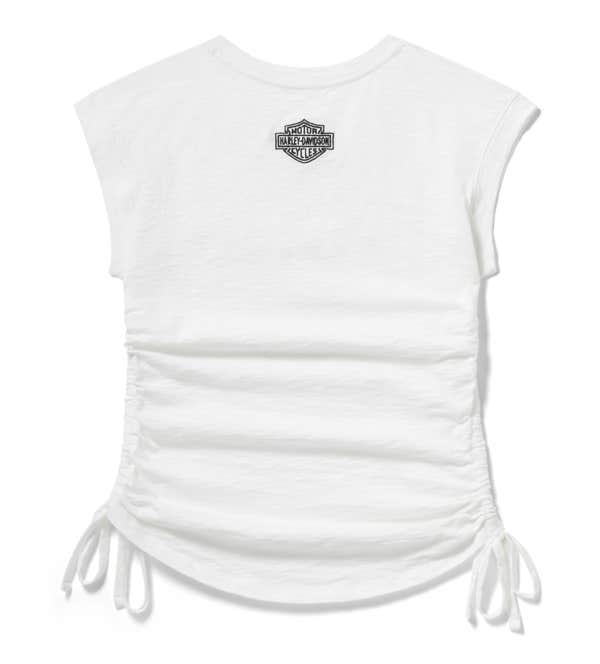 HARLEY-DAVIDSON WOMENS ESSENTIAL RUCHED TOP