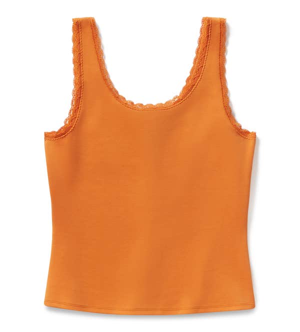 HARLEY-DAVIDSON WOMENS VINTAGE FLAMES BLING LACE TRIM TANK