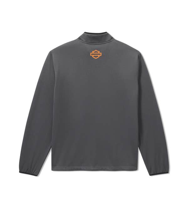 HARLEY-DAVIDSON MENS H-D TECH 1/4 ZIP PULLOVER