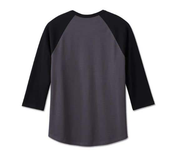 HARLEY-DAVIDSON MENS CLASSIC EAGLE RAGLAN TEE