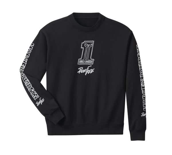 HARLEY-DAVIDSON WILLIE G SKETCHY #1 CREWNECK SWEATSHIRT