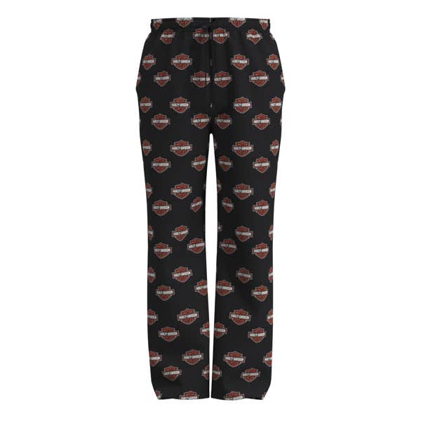 HARLEY-DAVIDSON MENS BAR & SHIELD LONG SLEEVE PAJAMA SET