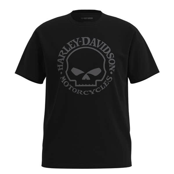 HARLEY-DAVIDSON MENS WILLIE G SKULL SHORT SLEEVE PAJAMA SET