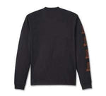 HARLEY-DAVIDSON MENS WILLIE G SKETCHY #1 LONG SLEEVE TEE