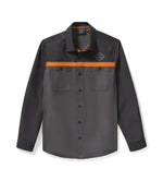 HARLEY-DAVIDSON MENS H-D TECH  VENTED LONG SLEEVE SHIRT