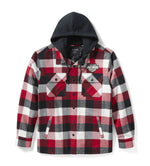 HARLEY-DAVIDSON MENS TRAVELER HOODED SHIRT JACKET