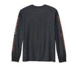 HARLEY-DAVIDSON MENS WHIPLASH LONG SLEEVE TEE