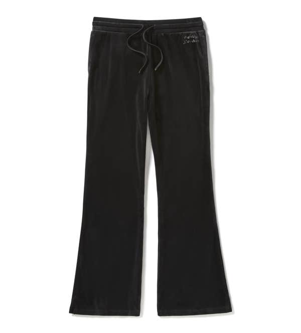 HARLEY-DAVIDSON WOMENS VELOUR BOOTLEG PANT