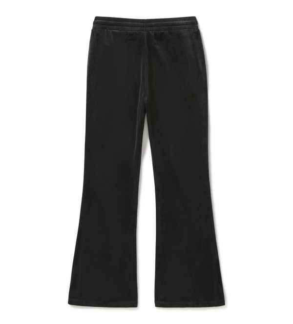 HARLEY-DAVIDSON WOMENS VELOUR BOOTLEG PANT