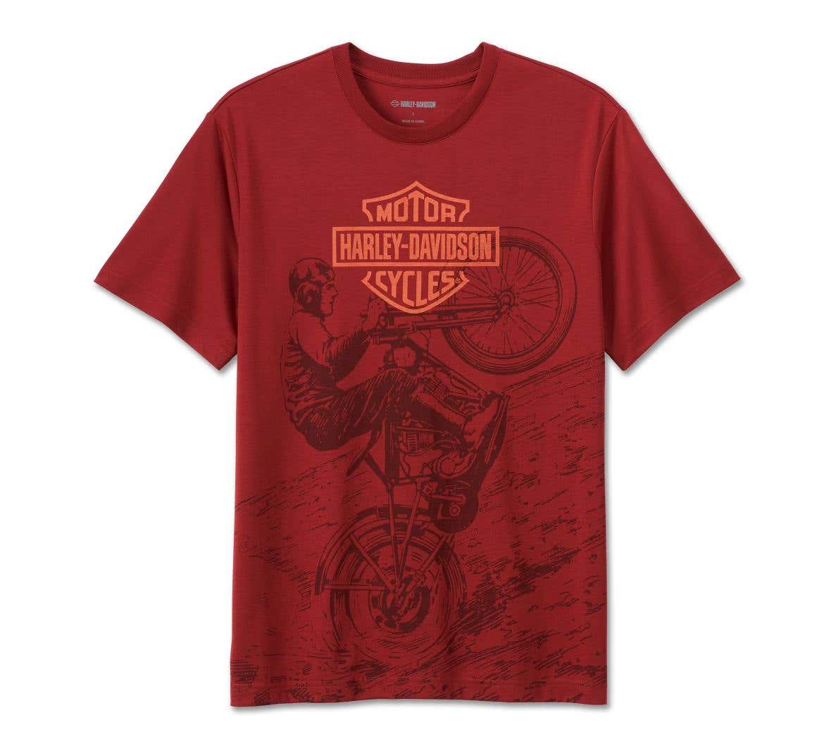 HARLEY-DAVIDSON MENS FREEDOM MACHINE PERFORMANCE TEE