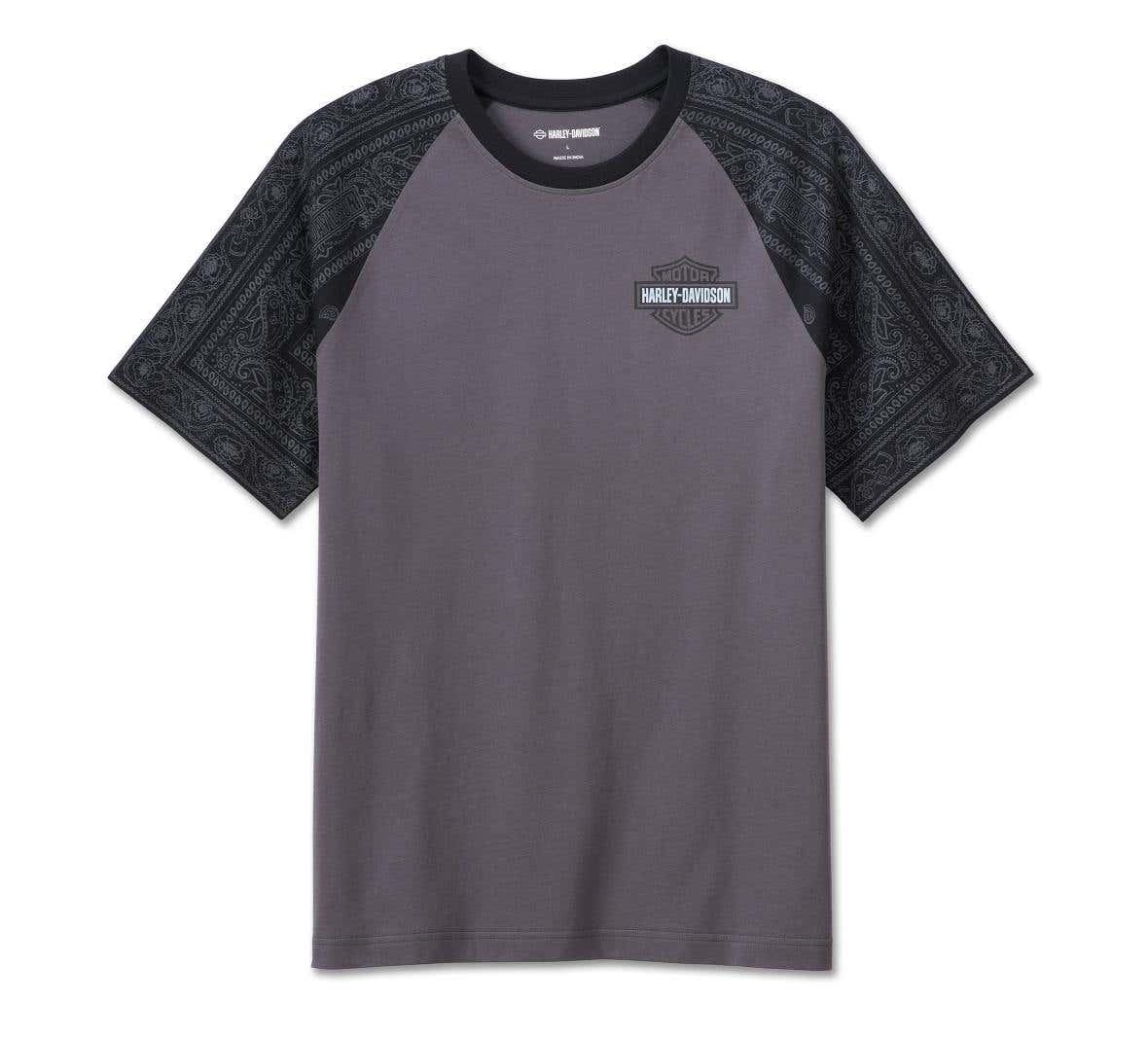 HARLEY-DAVIDSON MENS HARLEY BANDANA TEE