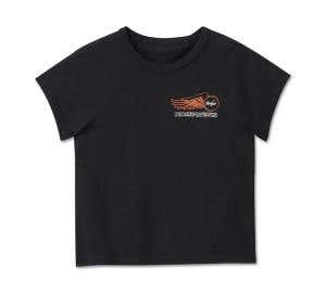 HARLEY-DAVIDSON WOMENS WILLIE G WINGED WHEEL BABY DOLL TEE