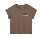 HARLEY-DAVIDSON WOMENS WILLIE G WINGED WHEEL BABY DOLL TEE