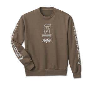 HARLEY-DAVIDSON WILLIE G SKETCHY #1 CREWNECK SWEATSHIRT