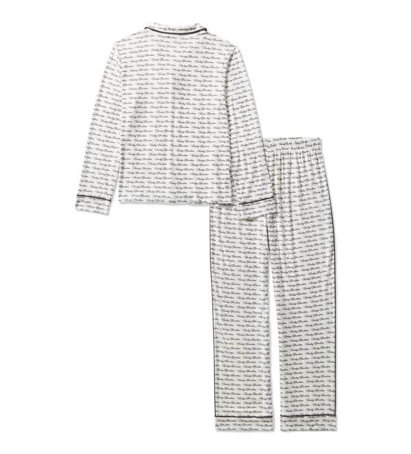 HARLEY-DAVIDSON WOMENS HARLEY-DAVIDSON BUTTON FRONT PAJAMA SET