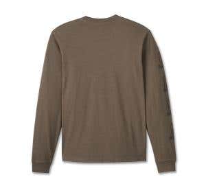 HARLEY-DAVIDSON MENS WILLIE G SKETCHY #1 LONG SLEEVE TEE