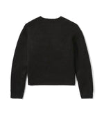 HARLEY-DAVIDSON WOMENS METALLIC SCRIPT INTARSIA SWEATER