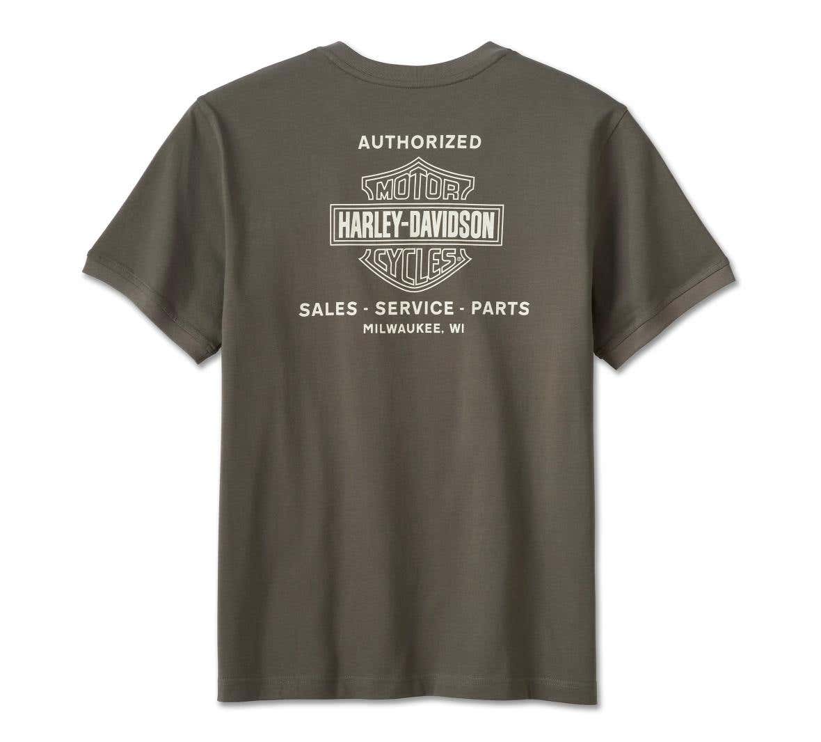 HARLEY-DAVIDSON MENS COMBUSTION HENLEY