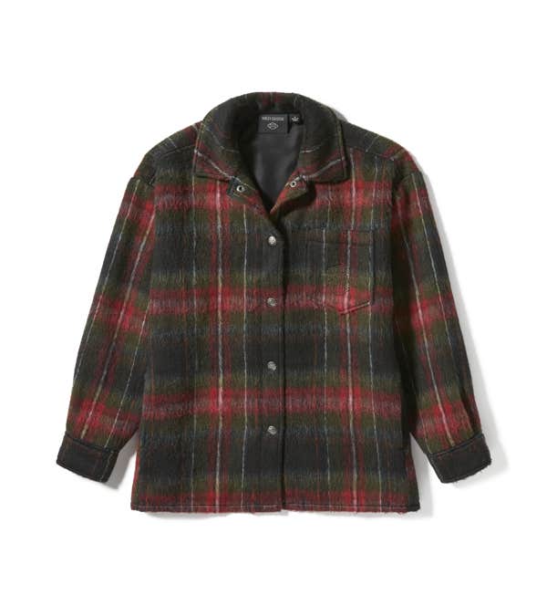 HARLEY-DAVIDSON WOMENS H-D TARTAN PLAID SHIRT JACKET
