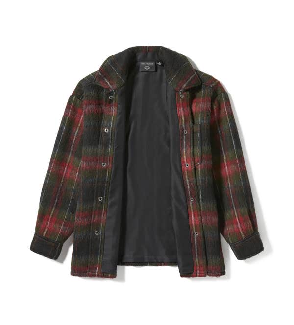 HARLEY-DAVIDSON WOMENS H-D TARTAN PLAID SHIRT JACKET