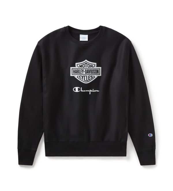 HARLEY-DAVIDSON MENS CHAMPION X HARLEY-DAVIDSON FANATIC CREW NECK SWEATSHIRT